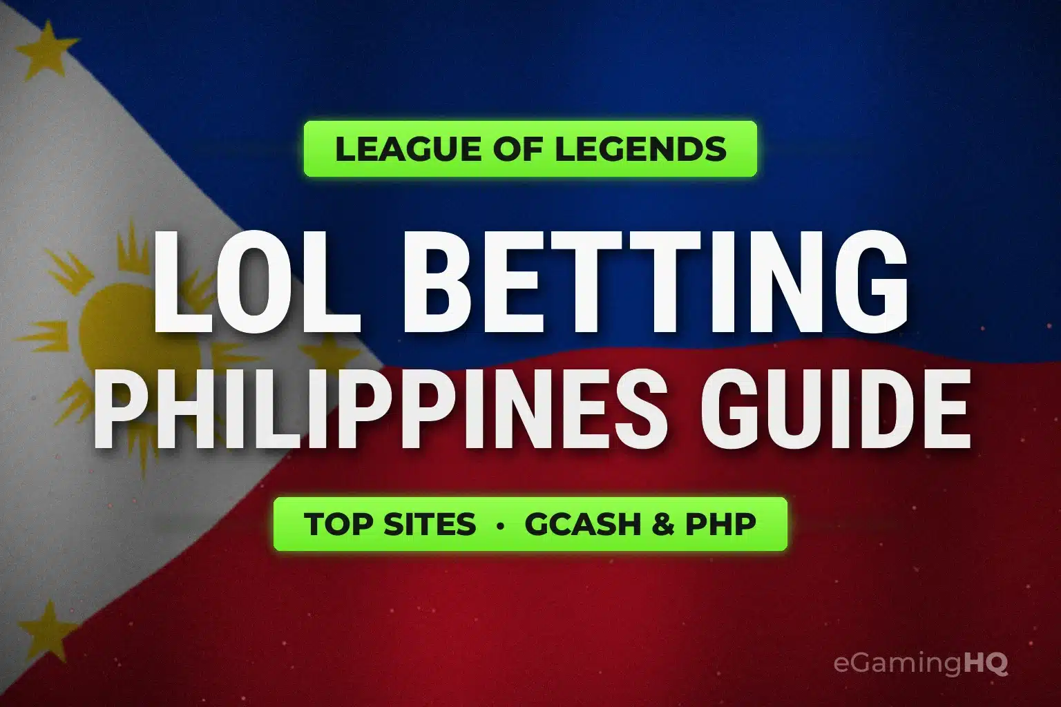 LoL betting Philippines guide showing the best League of Legends betting sites for Filipino players, with GCash and PHP
